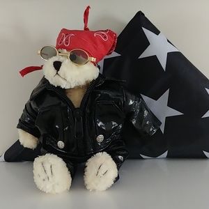 AMERICANA Motorcycle teddybear